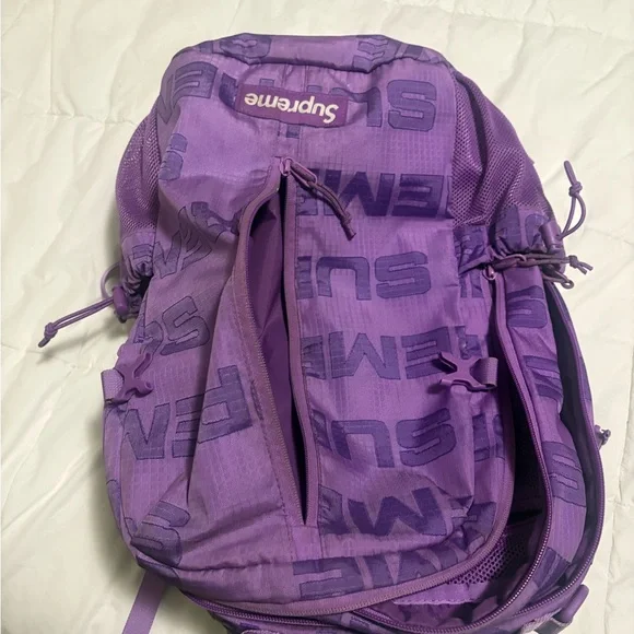 Supreme Purple Backpack - Picture 8 of 10